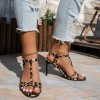 Size 36-43 new summer women's open toe sexy leopard cross narrow band high heels party women sandals sandalias mujer Size 36-43 new summer women's open toe sexy leopard cross narrow band high heels party women sandals sandalias mujer
