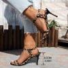 Size 36-43 new summer women's open toe sexy leopard cross narrow band high heels party women sandals sandalias mujer Size 36-43 new summer women's open toe sexy leopard cross narrow band high heels party women sandals sandalias mujer