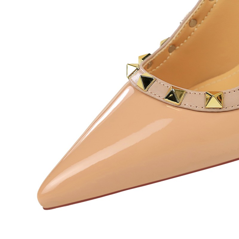 BIGTREE River Mixed Colors Office Lady High Heels Pointed toe Stiletto Elegance Women's Pumps Slingbacks 9.5cm Apricot Black BIGTREE River Mixed Colors Office Lady High Heels Pointed toe Stiletto Elegance Women's Pumps Slingbacks 9.5cm Apricot Black