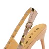 BIGTREE River Mixed Colors Office Lady High Heels Pointed toe Stiletto Elegance Women's Pumps Slingbacks 9.5cm Apricot Black BIGTREE River Mixed Colors Office Lady High Heels Pointed toe Stiletto Elegance Women's Pumps Slingbacks 9.5cm Apricot Black