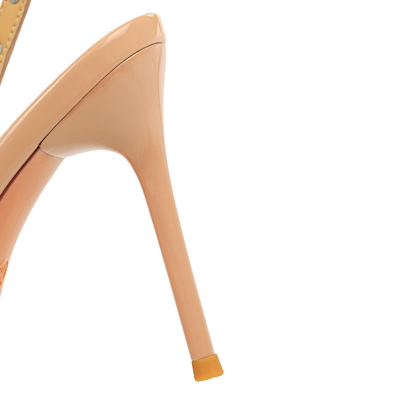 BIGTREE River Mixed Colors Office Lady High Heels Pointed toe Stiletto Elegance Women's Pumps Slingbacks 9.5cm Apricot Black BIGTREE River Mixed Colors Office Lady High Heels Pointed toe Stiletto Elegance Women's Pumps Slingbacks 9.5cm Apricot Black