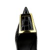 BIGTREE Shoes Women 10 Cm Metal Buckle Ladies Pumps Luxury Women's Banquet Shoes Stilettos High Heels Women Sexy Party Shoes