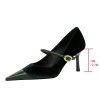 BIGTREE Shoes New Buckle Design Women Pumps Pointed Shoes High Heels Suede Stilettos Heels 7cm 10cm Ladies Shoes Large Size 43 BIGTREE Shoes New Buckle Design Women Pumps Pointed Shoes High Heels Suede Stilettos Heels 7cm 10cm Ladies Shoes Large Size 43